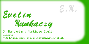 evelin munkacsy business card