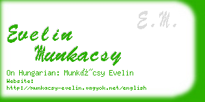 evelin munkacsy business card